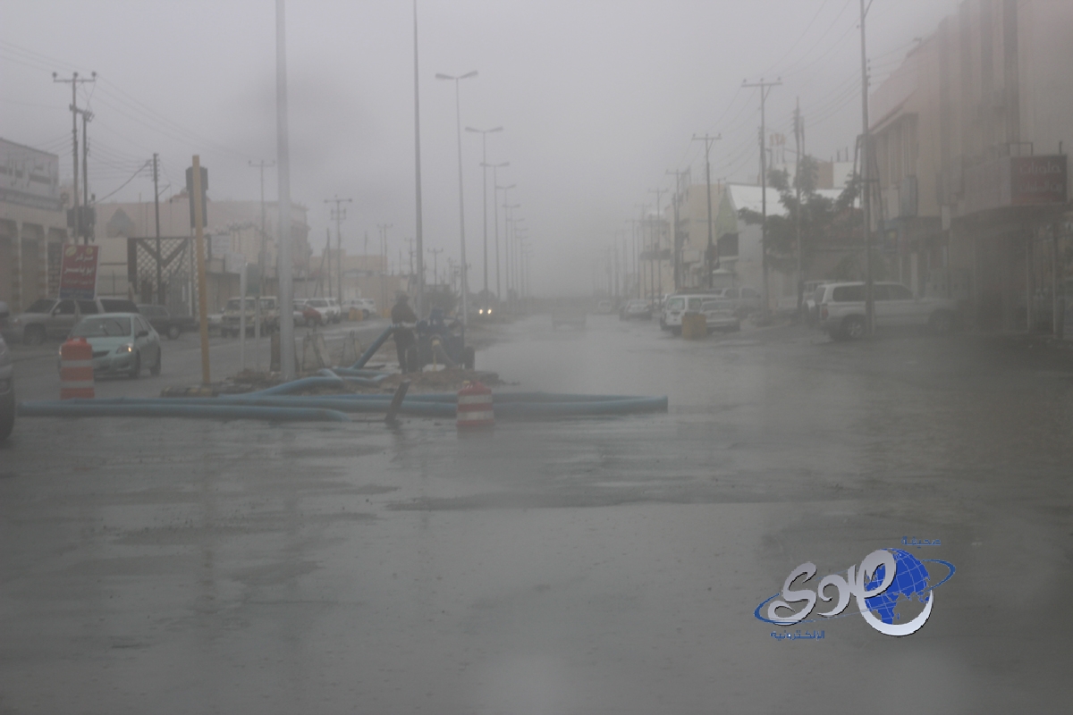 بلدية تيماء: مشاريع تصريف السيول تم اختبارها وتعمل بكفاءة