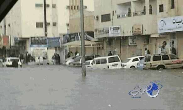 إخلاء 2500 مواطن بسبب السيول في تبوك
