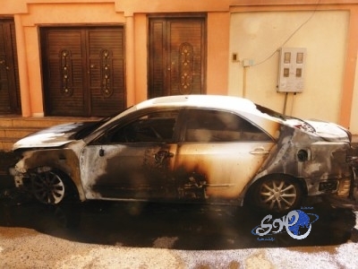 مجهولون يحرقون سيارة موظف بالادعاء العام في تبوك