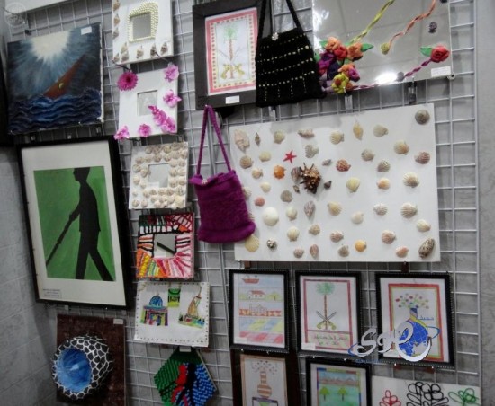 جمعية المكفوفين الخيرية تقيم المعرض الفني للكفيفات