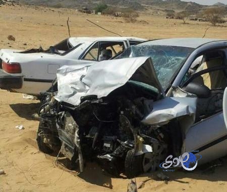 مصرع واصابة 8 في حادث تصادم بطريق عيار شرق الليث