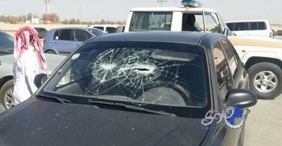 تهشيم سيارات معلمين بوادي الدواسر