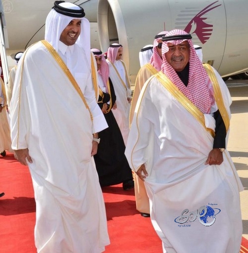 سمو ولي عهد قطر يصل الرياض