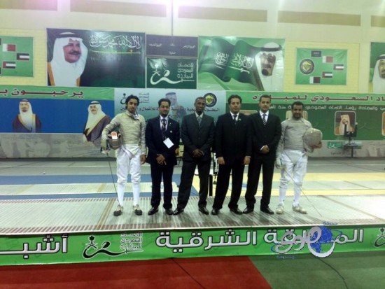 المركز الثاني للبطل فهد عايش في بطولة المملكة للمصنفين و المنتخبات في سلاح السيف