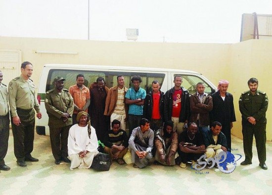 “جوازات الشمالية” تطيح بـ40 مخالفاً ومتسللاً