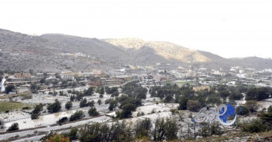 أمطار على منطقة الباحة