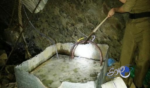 إتلاف مصنع خمور والقبض على مروج إثيوبي برجال ألمع