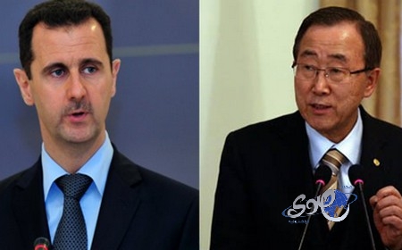 بان كي مون يدعو إلى مناقشة إحالة الأسد للمحكمة الجنائية الدولية