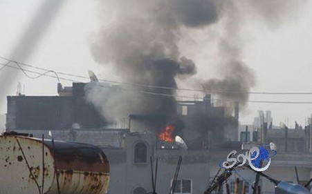 طيران النظام السوري يقصف بابا عمرو في حمص