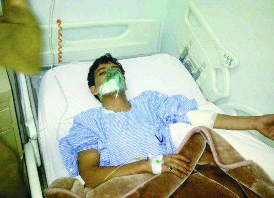 إصابة رجلي أمن بطلق ناري وشظايا بأحد رفيدة