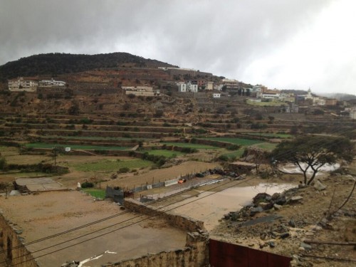 بالصور..أمطار على محافظة النماص