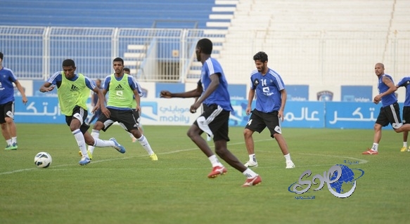 بحضور الرئيس ونائبه الهلال يواصل تدريباته الاعتيادية