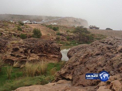 بالصور.. منتزه الحبلة السياحي بعدسة “صدى ” وقت هطول الأمطار‎