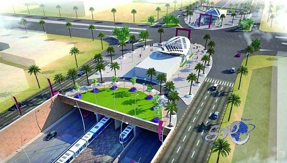 تطوير الرياض تنشر صورا لمواقف ومحطات “المترو”