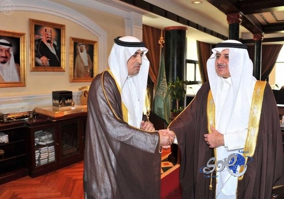 أمير منطقة تبوك يستقبل قائدي حرس الحدود بالمنطقة السابق والمعين