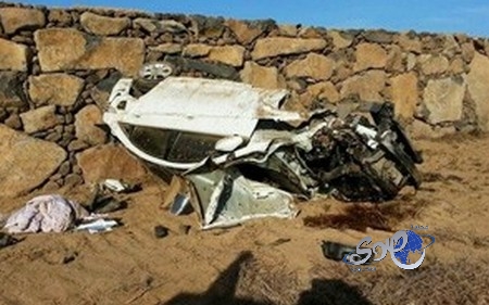 وفاة زوجين في حادث مروري بالحريضة