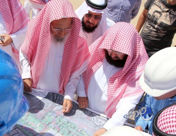 السديس  يطلع على أعمال الهدم والإزالة لمشروع توسعة المسجد النبوي
