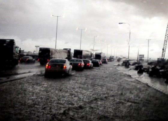 هطول أمطار على محافظة الطائف
