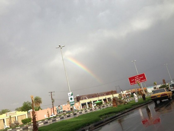 هطول أمطار على نجران و محافظتي أضم والخرمة