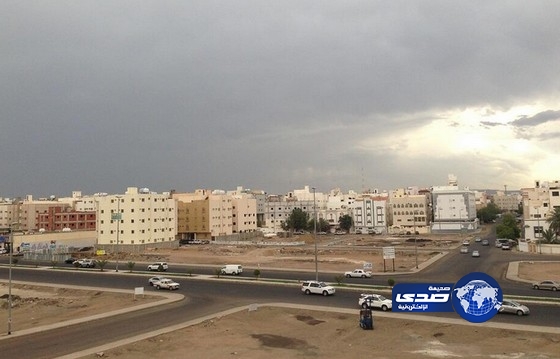 هطول امطار على مكة والمدينة