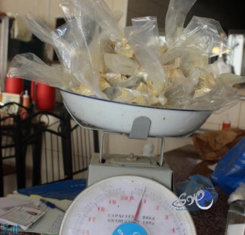 ضبط 35 كيس “شمة” جاهزاً ومعداً للبيع بأحد مطاعم الخرج