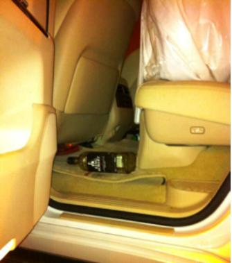 ضبط زجاج جنويكر “وسكي خارجي” بتفتيش الشرائع