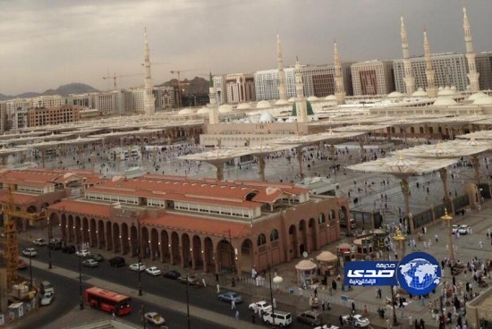 هطول أمطار متفرقة على أجزاء من المدينة المنورة