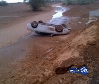 نجاة شاب بعد سقوط سيارته من كوبري بـ”حلي”