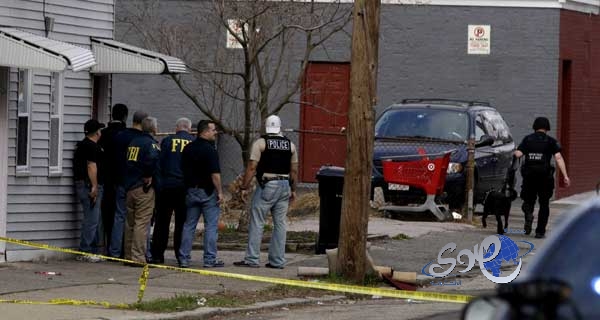 محاصرة المتهم الثاني في تفجيرات بوسطن داخل أحد المنازل