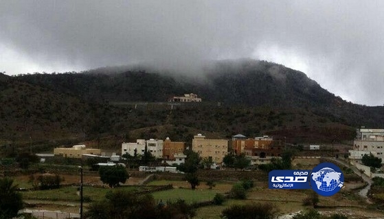 أمطار غزيرة ومتوسطة على منطقة الباحة