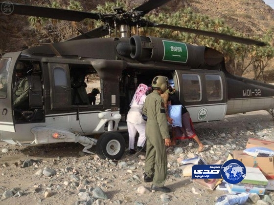 طيران الأمن تنهي أسبوعًا من أعمال الإغاثة الجوية للمناطق المتضررة جراء السيول في المملكة