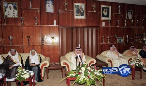 الأمير نواف بن فيصل بن فهد يزور نادي الوحدة