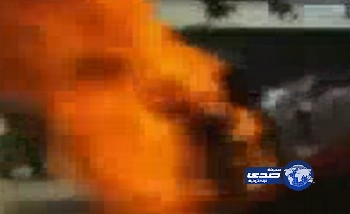 بالفيديو..راهب بوذي يشعل النار فى نفسه احتجاجاً على ذبح الأبقار!