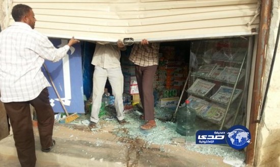 لصوص يسرقون “محل تموينات” بالرس