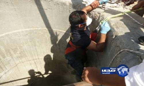 مدني الوجه ينتشل جثة مقيم من داخل بئر