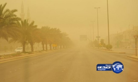 الأرصاد: غبار وأتربة على شرق ووسط المملكة