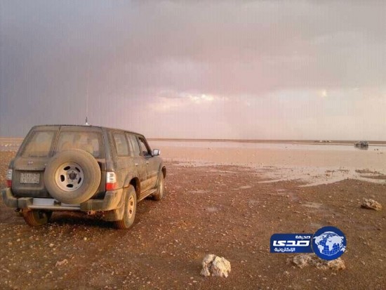 هطول أمطار متوسطة على منطقة الجوف