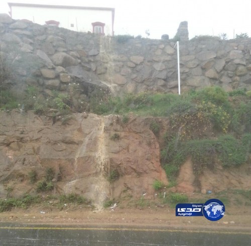 هطول أمطار غزيرة على منطقة جازان