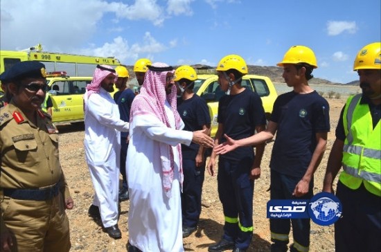 بالصور.. وكيل إمارة الباحة في جولة ميدانية لسد العقيق