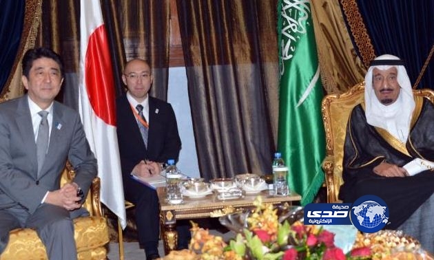 سمو ولي العهد يعقد اجتماعا مع رئيس الوزراء الياباني