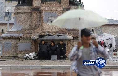 الشرطة التركية تنتشر مجددا في ميدان تقسيم بإسطنبول