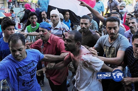 حرق مقر لجماعة الإخوان في سيدي جابر بالإسكندرية