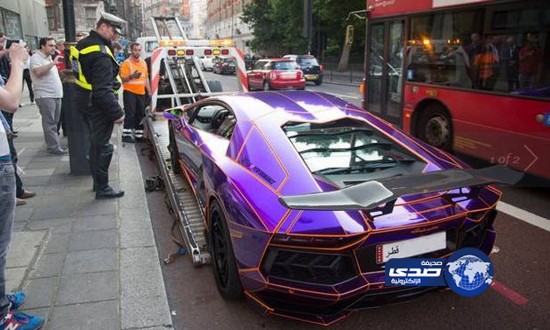 الحجز على سيارة ابن أمير قطر السابق وسط لندن