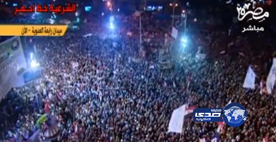 بالفيديو.. ادعاء ظهور سيدنا “جبريل” بمسجد رابعة العدوية لتأييد مرسي