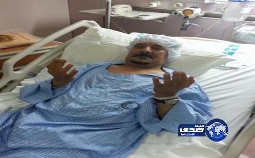 المشجع الهلالي الشهير &#8220;حمادة &#8221; على السرير الابيض بمستشفى العسكري بالرياض