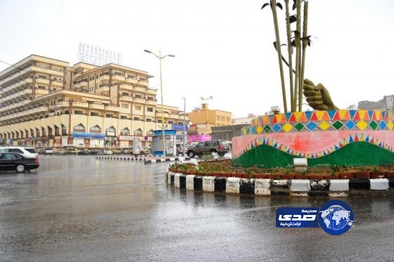 هطول  أمطار على محافظة النماص