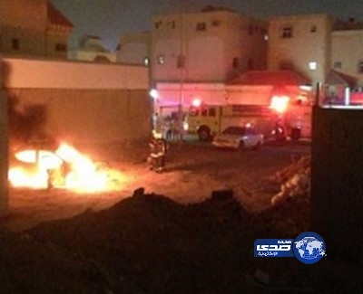بالفيديو والصور: “مفحط” يحرق سيارة حديثة بعد التفحيط عليها بشرق الرياض