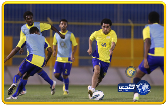 النصر يجري مناورة مع فريقه الاولمبي