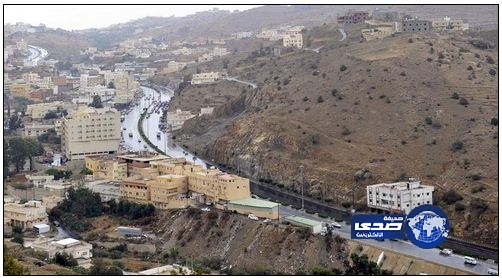 أمطار غزيرة على منطقة الباحة