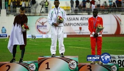 العداء عماد نور يتوج بذهبية سباق 1500 م في البطولة الآسيوية بالهند